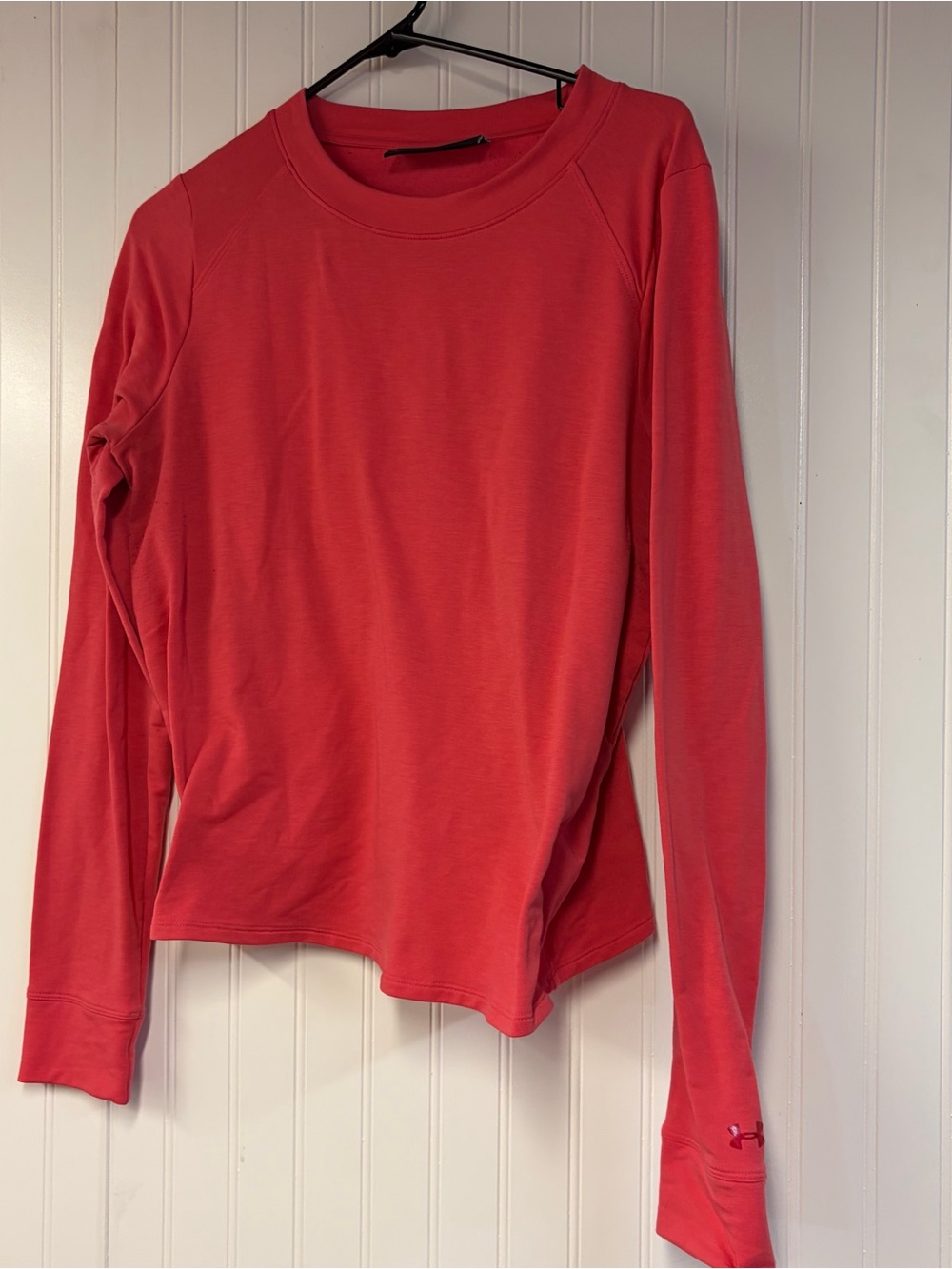 Under Armour Women's Long-Sleeve Performance Top - Coral Pink Large